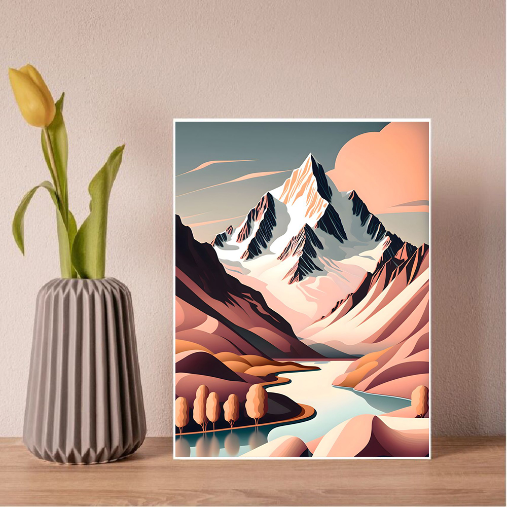 5D Mountain Creek Diamond Painting