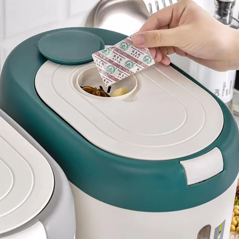 Kitchen Storage Nano Bucket Insect-Proof Moisture-Proof Rice Cylinder Food Storage - Image 6