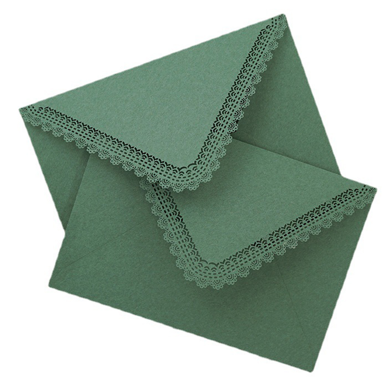 5pcs/lot Triangle Envelope Carving Lace Business Supplies Envelopes - Image 5
