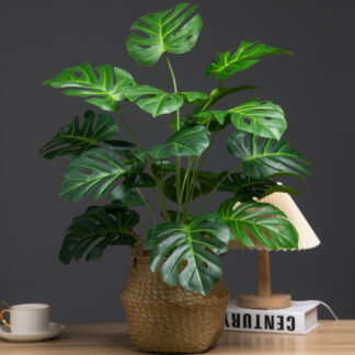 65cm 18Forks Large Artificial Monstera Tree Plastic Plants