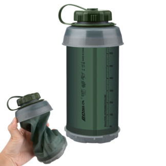 750ml Army Green Foldable Water Bottle