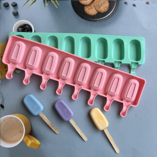 8-cavity Silicone Ice Cream Mold