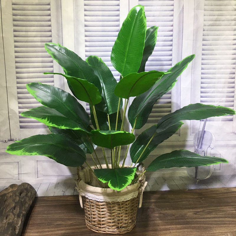 85cm 18 Heads Tropical Banana Artificial Plants - Image 5