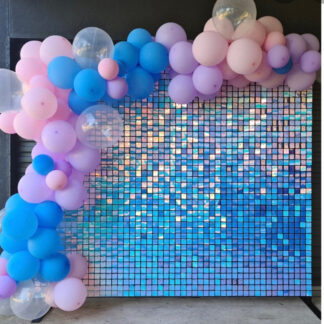 8PCS Square Sequin Panels Party Backdrop