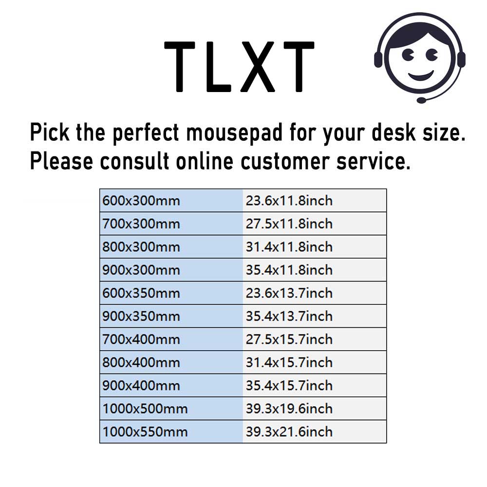 90x40cm Large Black and White Gaming Mouse Pad Gamer - Image 3