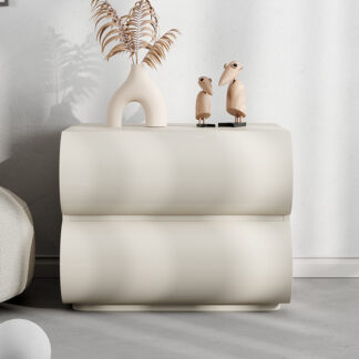 Simple Modern Bedside Table Floor-Standing Solid Wood