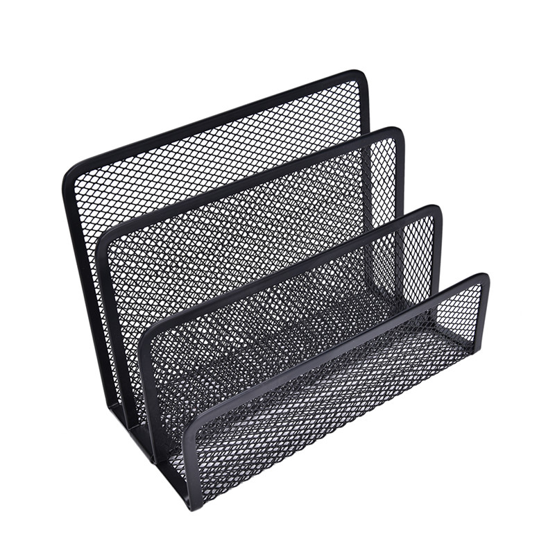 Black Metal Mesh Desk Organizer - Image 5