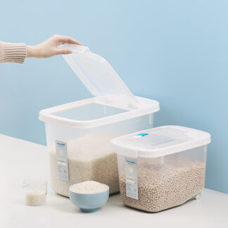 Dustproof Silver Ion Antibacterial Surface Rice Bucket
