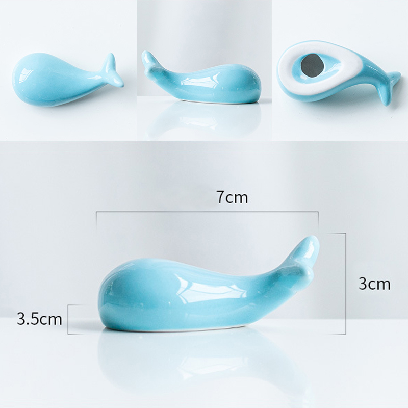 Cartoon Ceramic Chopsticks Holders Fish Whale Shape - Image 4