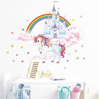Cartoon Unicorn Wall Stickers