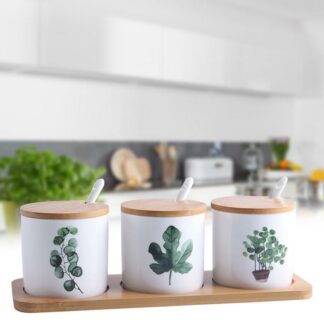 Nordic Ceramic Seasoning Bottle Set