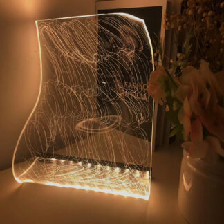 Creative Desk Night Lamp Artistic, Warm Light
