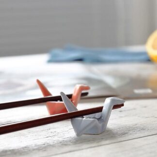 Paper Cranes Shaped Miniatures Spoon Fork Holder