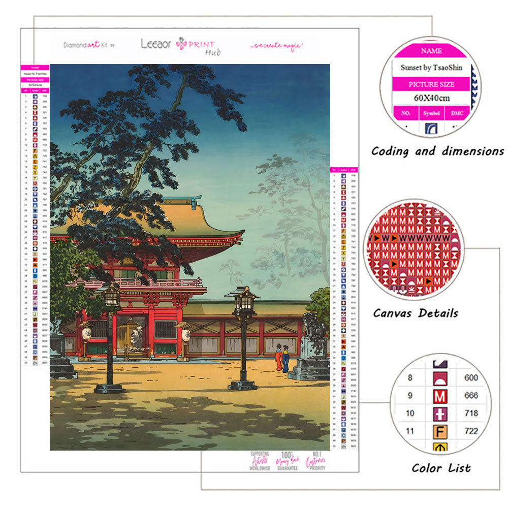 Architectural Landscape Illustration Series Diamond Painting - Image 3