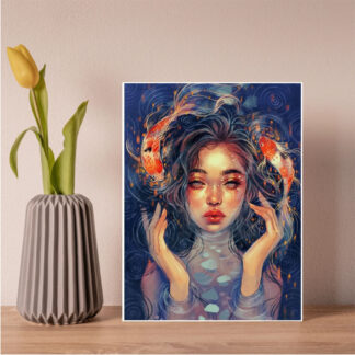 Fish Girl Figure Diamond Painting