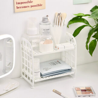 Double Layer Hollow Shelf Rack