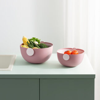 Double-layer Vegetable Fruit Washing Basket Kitchen Accessories