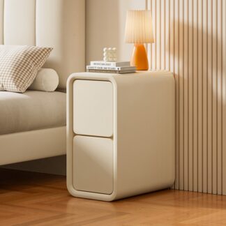 Drawer Nordic Nightstand Modern Minimalist White