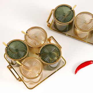 European Acryl Striped Seasoning Jar