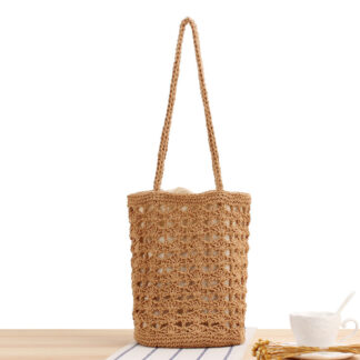 Fashion Rattan Women Shoulder Bags Cotton Rope