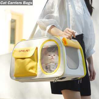 Folding Cat Backpack Breathable Pet Carrier