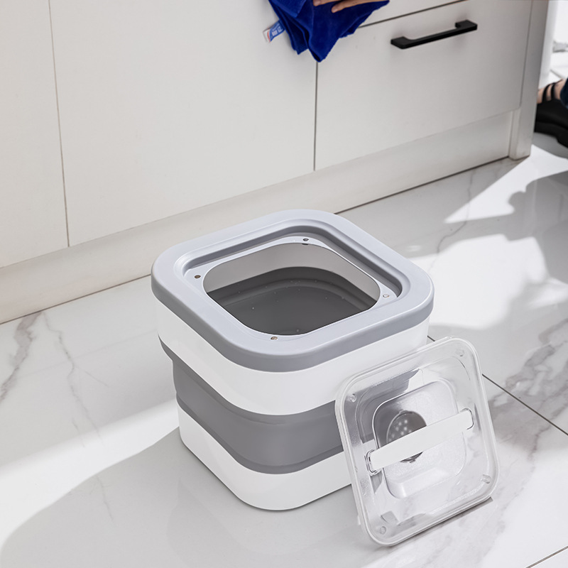 Folding Rice Bucket Household Simple Rice Box - Image 4