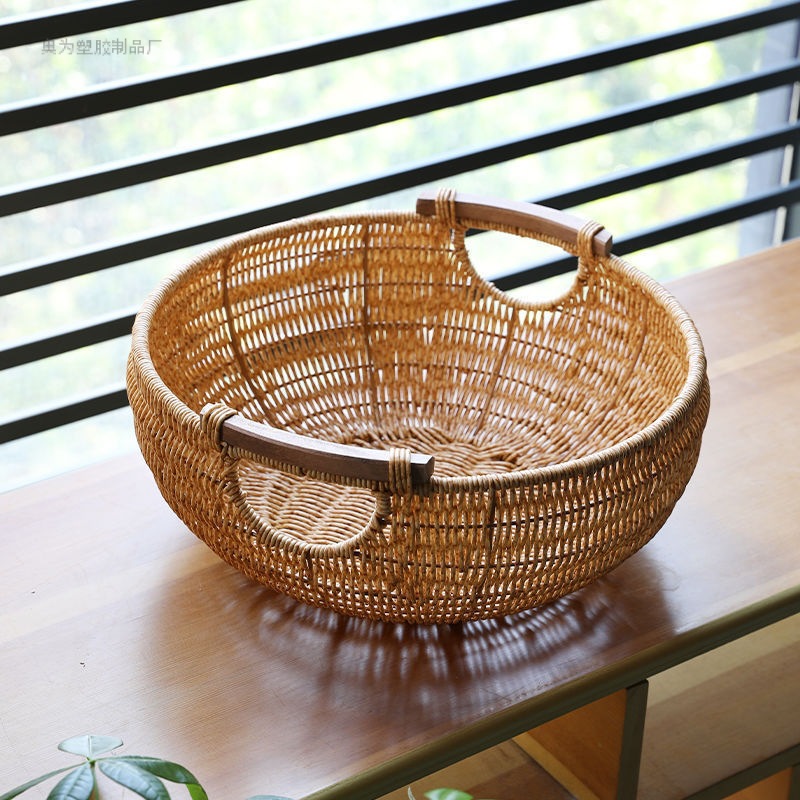 Creative Vine-Weaving Fruit Storage Basket - Image 2