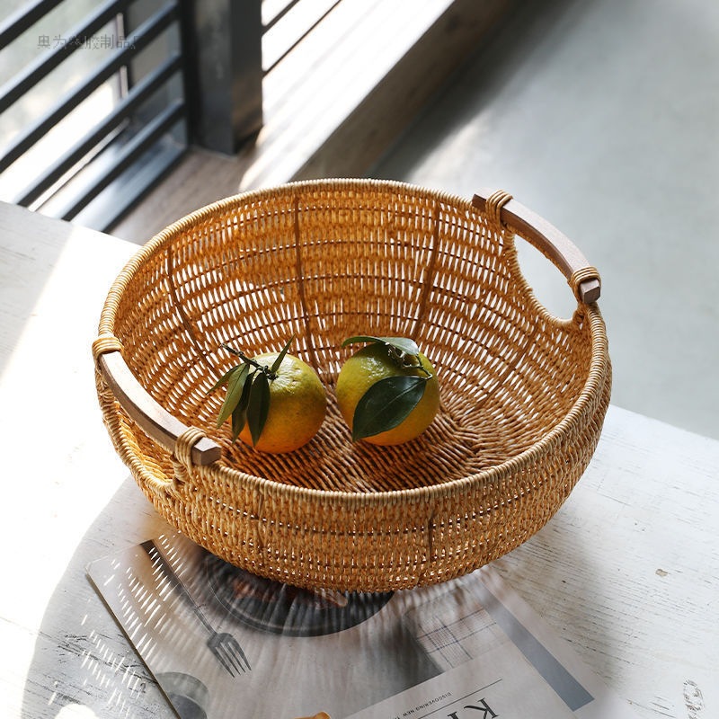 Creative Vine-Weaving Fruit Storage Basket