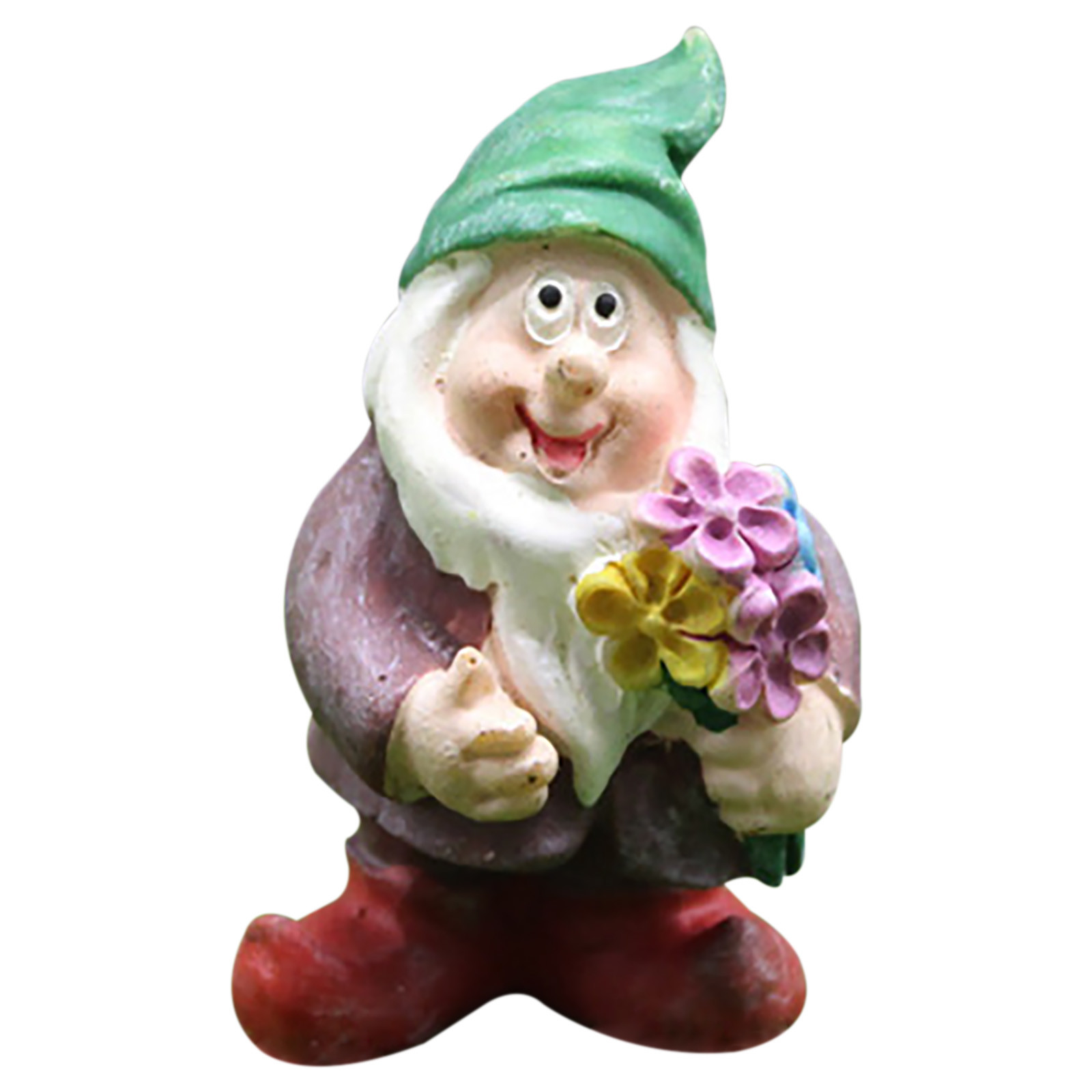 3PCS Little Gnome Figurines In The Funny Resin Fairy Garden - Image 6
