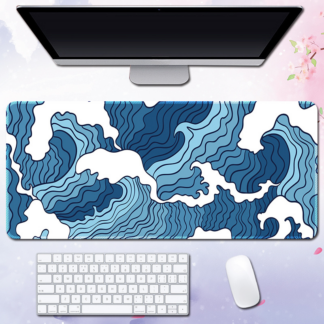 Great Wave Art Large Size Mouse Pad Natural Rubber