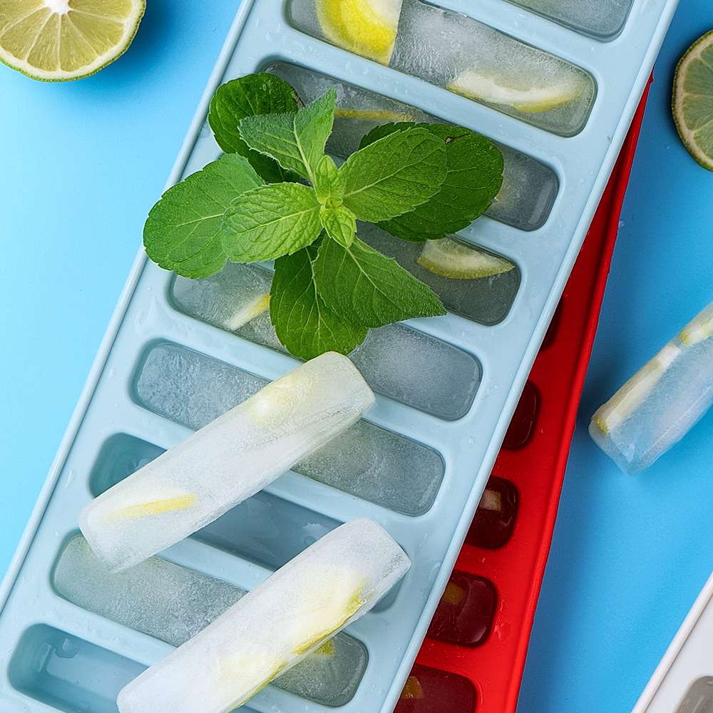 DIY New Silicone Long Strip Ice Cube Mold Tray - Image 2