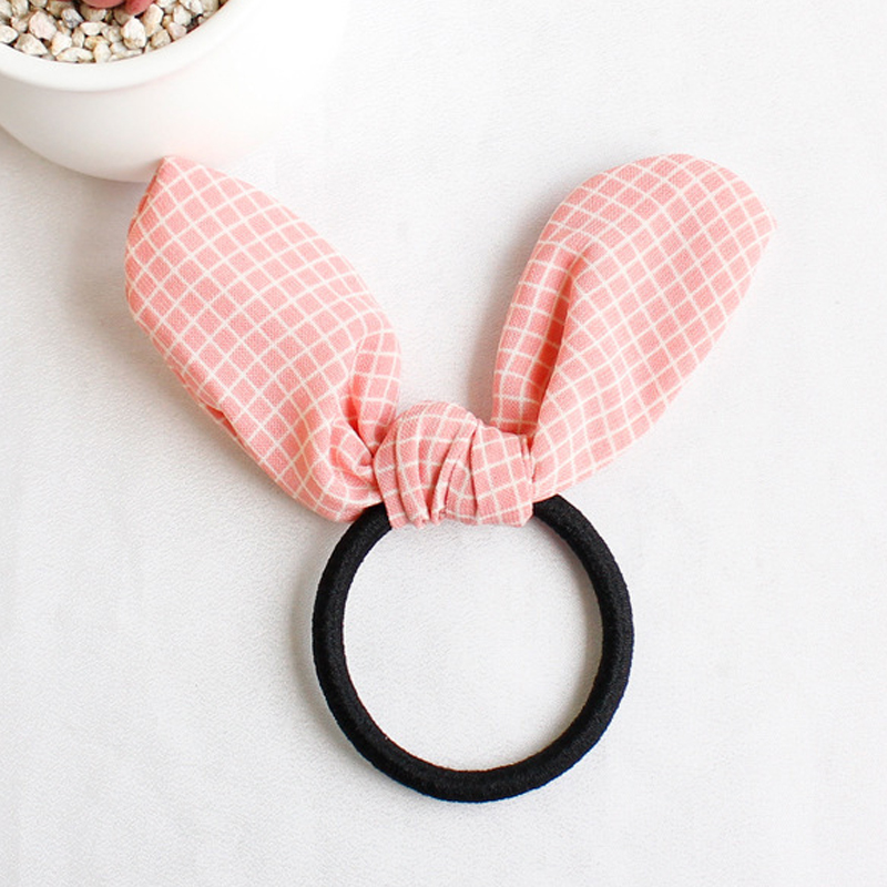 Ruoshui Woman Lovely Rabbit Ear Scrunchies - Image 12