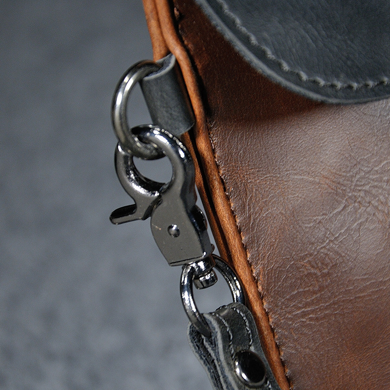 Vintage Horse Leather Men Handbag Envelope Clutch - Image 6