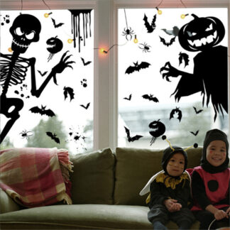 Halloween Decor Giant Skeleton Window Sticker