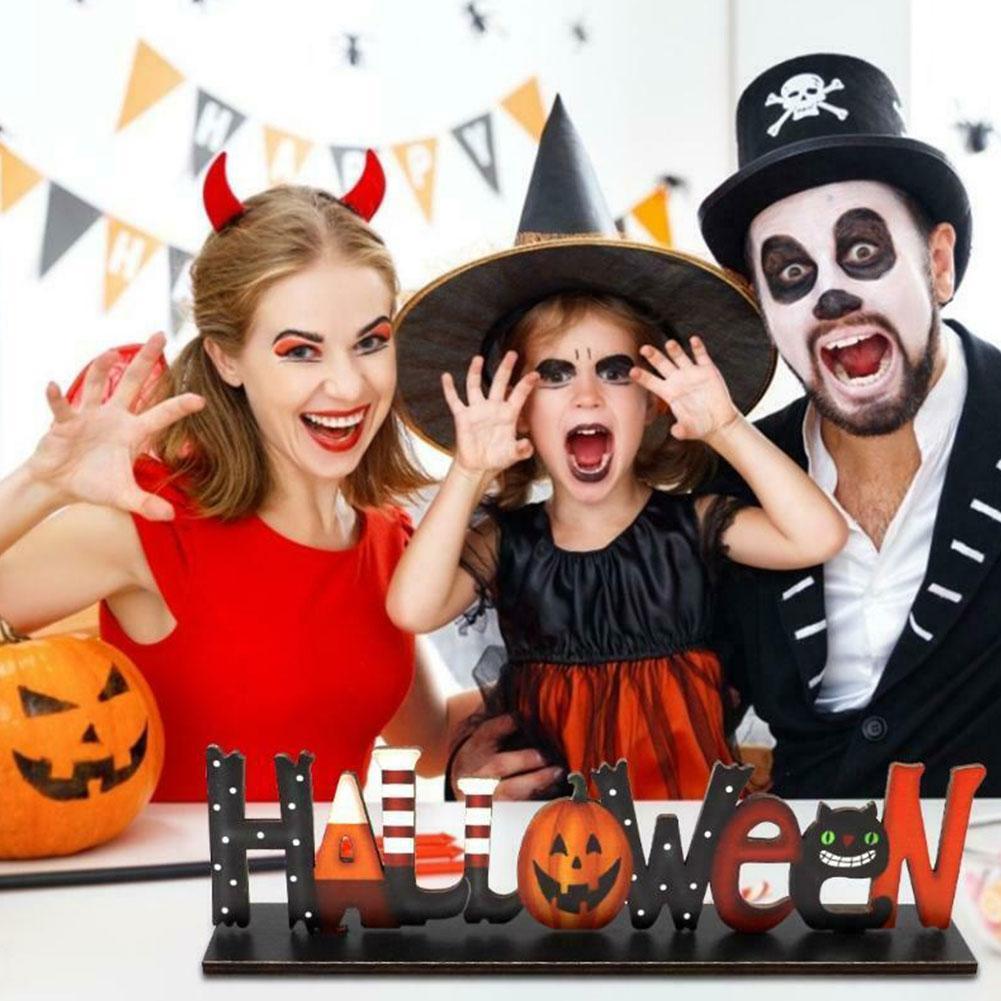 Halloween Letters Wooden Table Decoration - Image 3