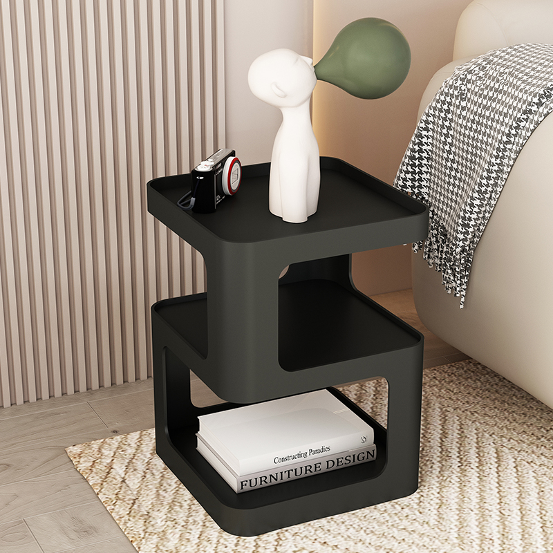INS Nordic Modern Black Metal Coffee Side Table - Image 2