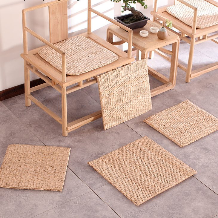 Idyllic Handmade Wind Straw Ventilation Tatami Cushion