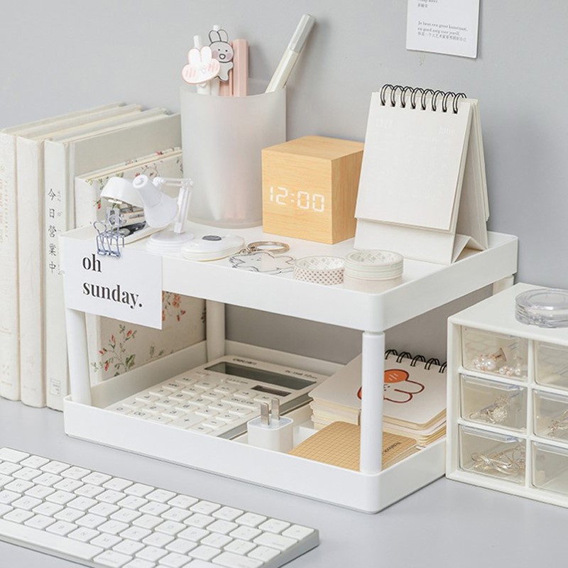 Ins Style File Shelf Stationery Organizer