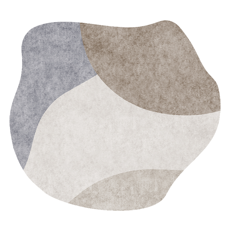 Nordic Style Irregular Round Carpet Living Room Rug - Image 3