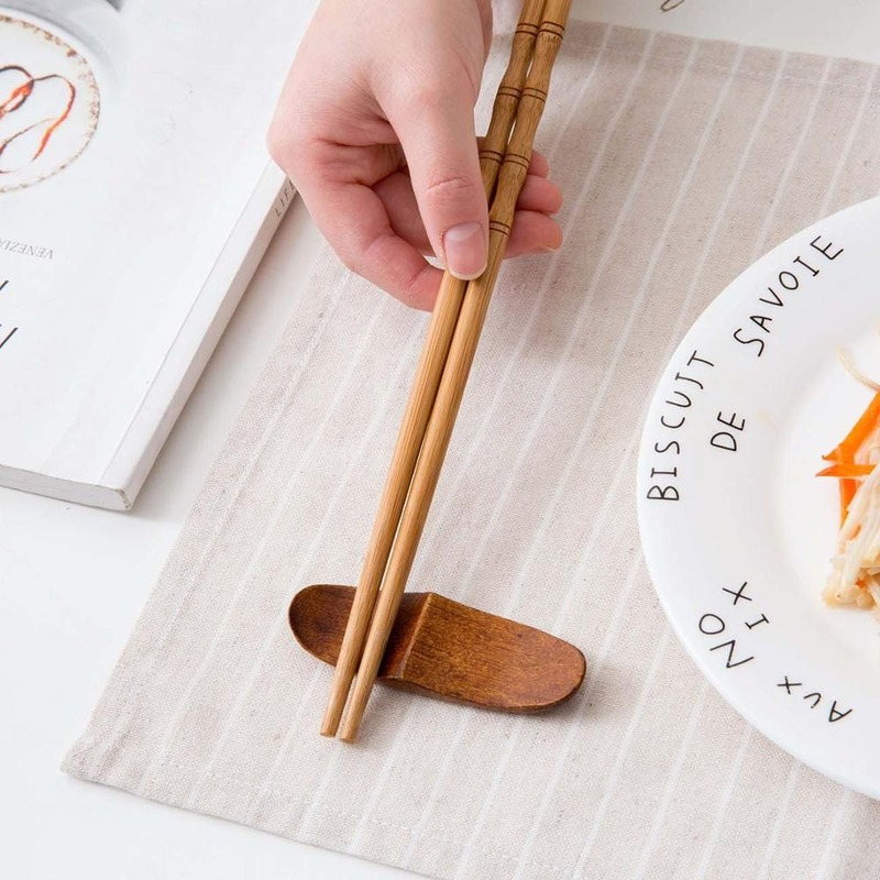 Japanese Style Wood Chopstick Holder - Image 4