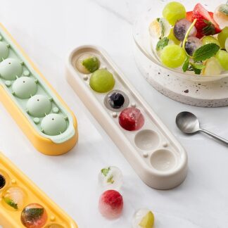 2PCS Ice-making Silicone Mold with Lid