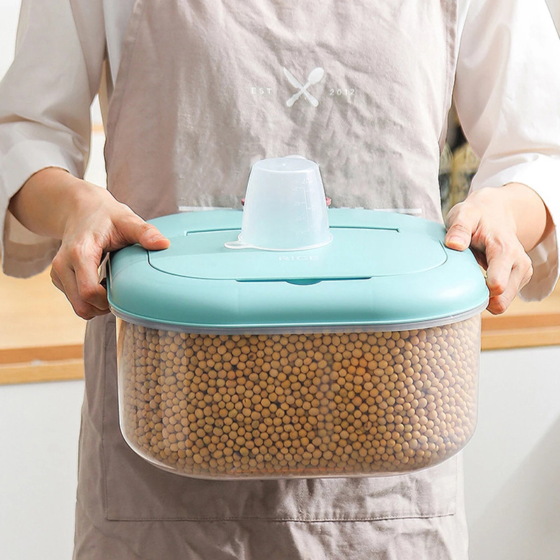 Kitchen Container Bucket With Lid Insect-Proof Moisture-Proof Rice Can - Image 2