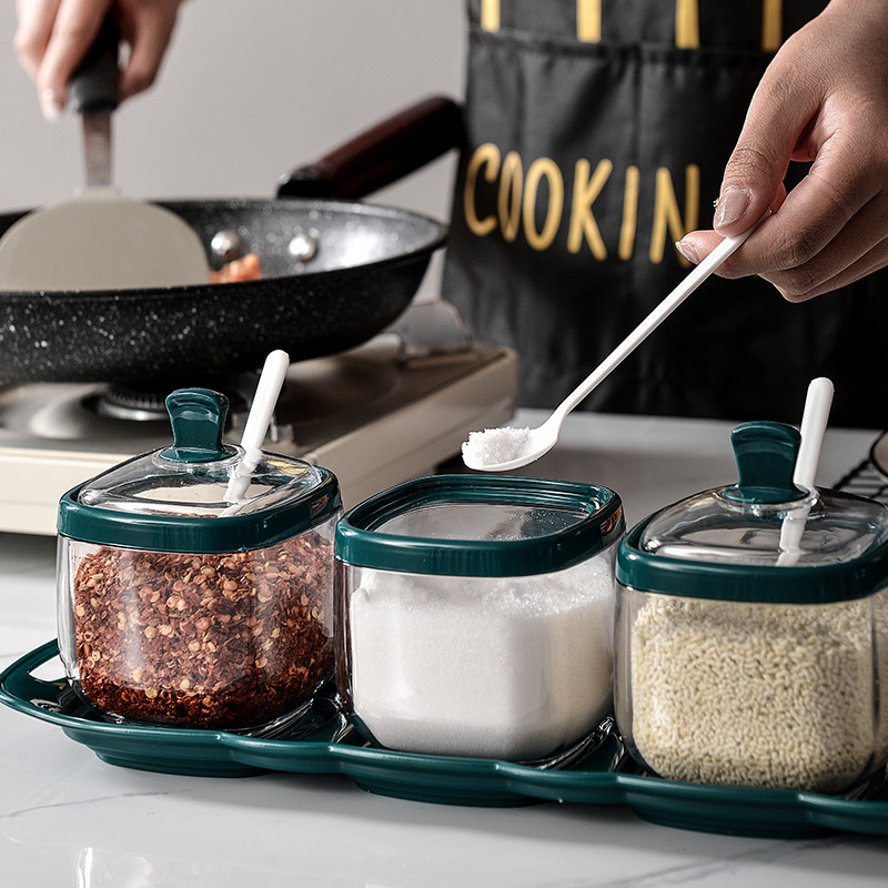 Kitchen Light Luxury Salt Monosodium Glutamate Seasoning Box - Image 4