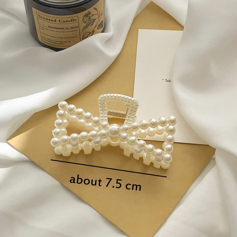 Korean Pearl Hair Claw Clips - Image 12
