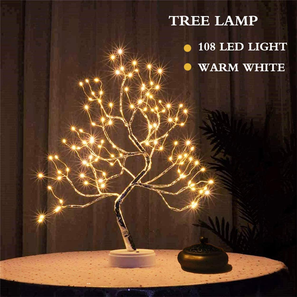 LED Mini Christmas Tree Lamp, Warm White - Image 2