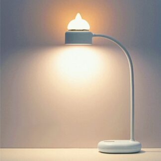 LED Eye Protection Desk Lamp Creative Cute Cat, Green