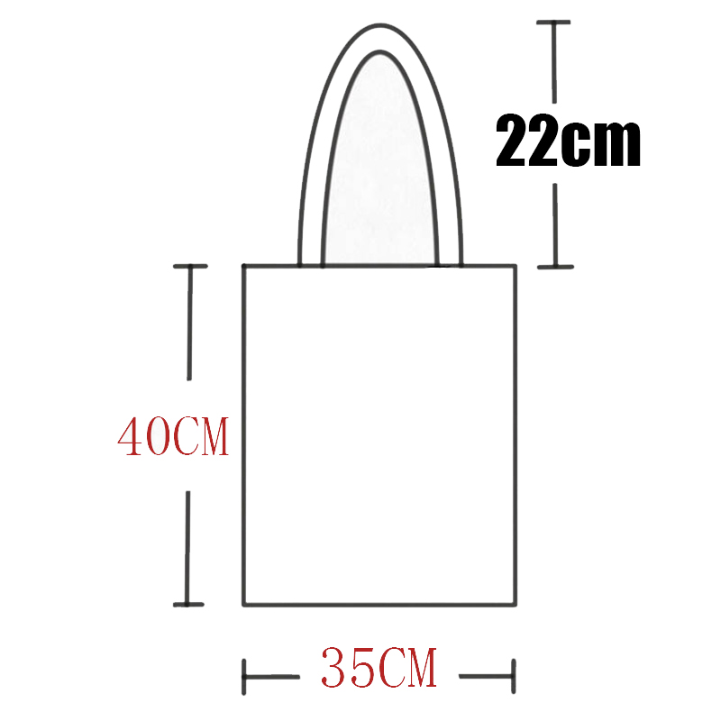 Love Your Self Canvas Tote Bag High Capacity - Image 4