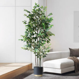 Large Artificial Plants Tropical Ficus Tree Plants