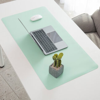 Large Size Office Desk Protector Mat PU Leather Waterproof Mouse Pad