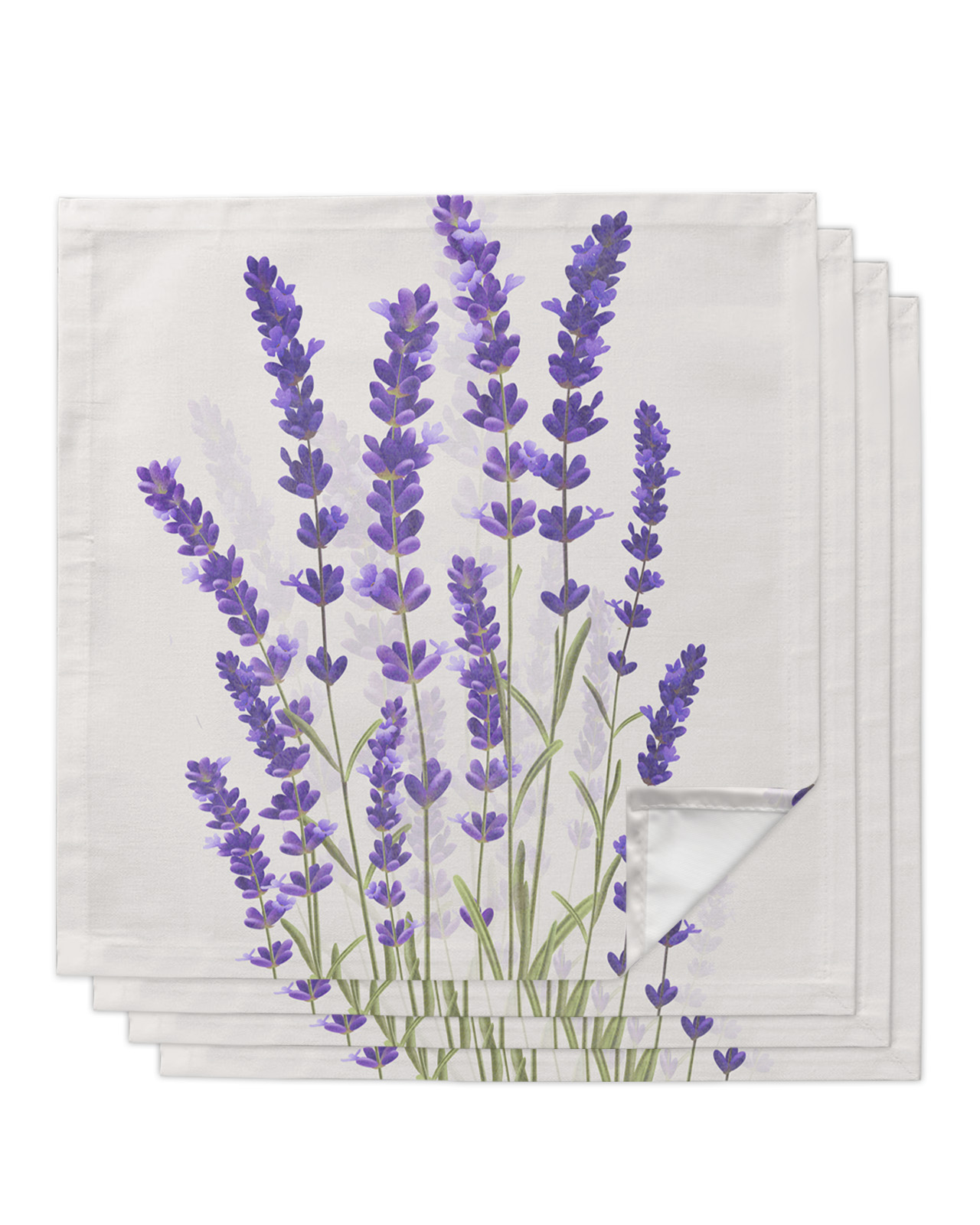 Lavender Square Napkins For Party Wedding Decor